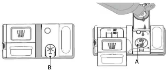 WHIRLPOOL WSIO 3T223 PE X - HET GLANSSPOELMIDDELRESERVOIR BIJVULLEN - 1