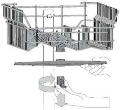 WHIRLPOOL WSIO 3T223 PE X - DE SPROEIERARMEN REINIGEN - 1