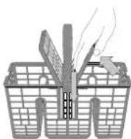 WHIRLPOOL WSIO 3T223 PE X - CUTLERY BASKET - 1