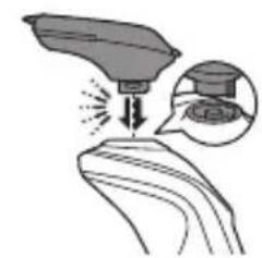 PHILIPS Series 6000 S6610 - Using the beard styler attachment with comb (specific types only) - 1