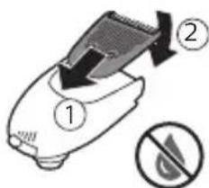 PHILIPS Series 6000 S6610 - Limpieza del accesorio perfilador de barba - 5