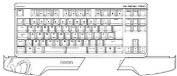 Nacon CL750OM - I Wrist rest - 2