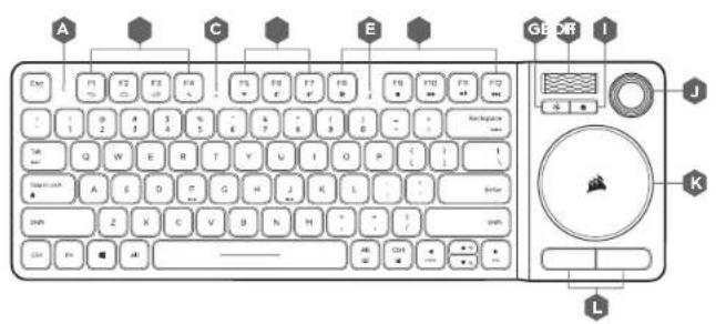 CORSAIR K83 - CONFIGURATION DU BLUETOOTH® SANS FIL POUR WINDOWS® OU ANDROID™ - 1