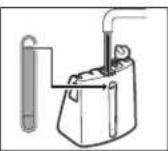 PANASONIC ESLF71 - Preparing the self-cleaning recharger - 3
