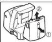 PANASONIC ESLF71 - Pulizia mediante l'utilizzo del caricabatteria autopulente - 1
