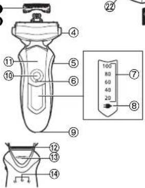 PANASONIC ESLF71 - Identification des pieces - 3