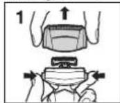 PANASONIC ESLF71 - Remplacement de la grille de protection du système et des lames interieures - 1