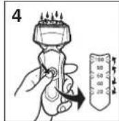 PANASONIC ESLF71 - Cleaning the shaver without the self-cleaning recharger - 1
