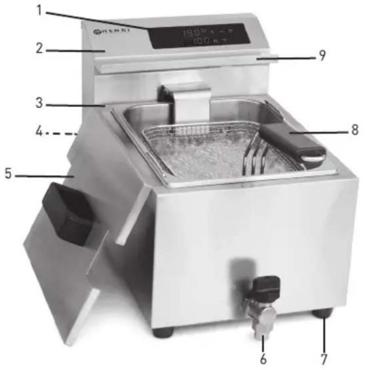 Hendi Mastercook Digital 207352 - Principalepiesealeaparatului - 1