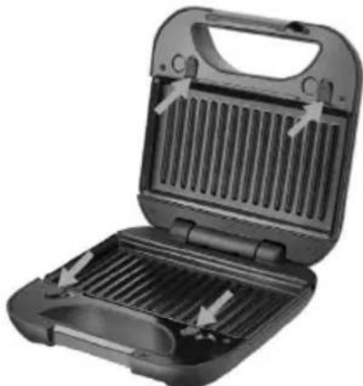 AMICA SMK4021 - СМЯНА НА ВЛОЖКИТЕ НА ТОСТЕРА: - 1