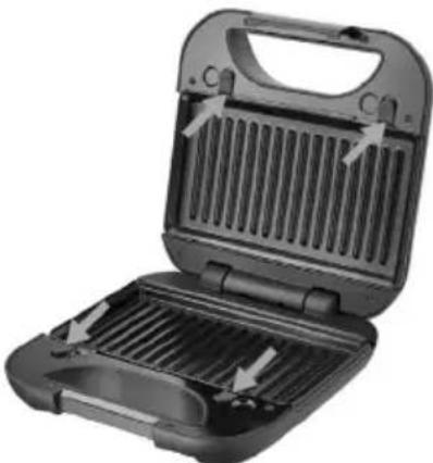 AMICA SMK4021 - AUSWECHSELN DER EINSÄTZE DES TOASTERS: - 1