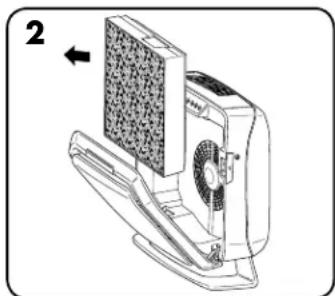 FELLOWES AeraMax Professional 3S - PROCEDIMIENTO DE REEMPLAZO DEL FILTRO: - 2