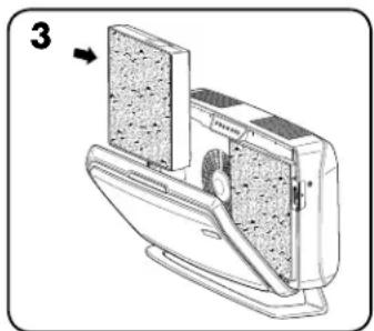 FELLOWES AeraMax Professional 4S - PROCEDIMIENTO DE REEMPLAZO DEL FILTRO: - 3