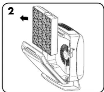 FELLOWES AeraMax Professional 3S PC - FILTER REPLACEMENT PROCEDURE: - 2