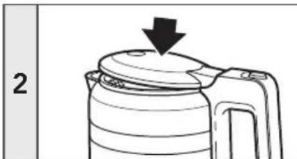 KITCHENAID KEK1565ER - ЭКСПЛУАТАЦИЯ ЭЛЕКТРОЧАЙНИКА - 2