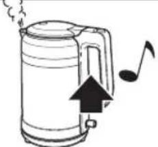KITCHENAID KEK1565ER - USING THE ELECTRIC KETTLE - 1