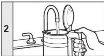 KITCHENAID KEK1565DG - SÄHKÖTOIMISEN VEDENKEITTIMEN KALKINPOISTO - 2