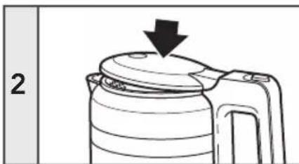 KITCHENAID KEK1565BM - MANEJO DEL HERVIDOR ELÉCTRICO - 2