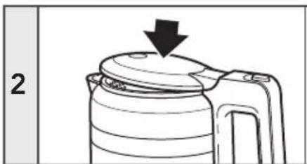 KITCHENAID KEK1565BM - BEDIENEN VAN DE WATERKOKER - 2