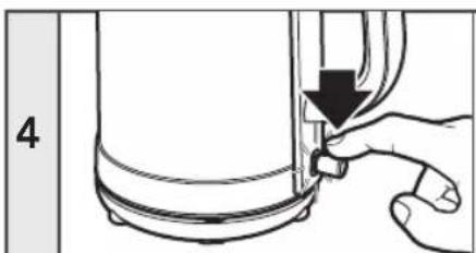 KITCHENAID KEK1565BM - SÄHKÖTOIMISEN VEDENKEITTIMEN KÄYTTÖ - 5
