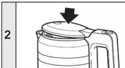 KITCHENAID KEK1565BM - SÄHKÖTOIMISEN VEDENKEITTIMEN KÄYTTÖ - 2