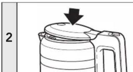 KITCHENAID KEK1565BM - ЭКСПЛУАТАЦИЯ ЭЛЕКТРОЧАЙНИКА - 2