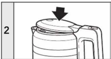 KITCHENAID KEK1565BM - BRUK AV DEN ELEKTRISKE VANNKOKEREN - 2