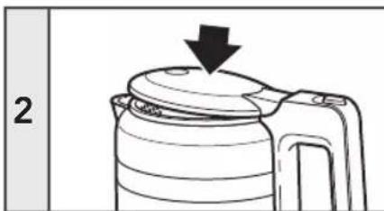 KITCHENAID KEK1565BM - OBSŁUGA CZAJNIKA ELEKTRYCZNEGO - 2
