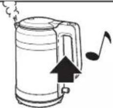KITCHENAID KEK1565BM - GEBRUIK VAN DE WATERKOKER - 1