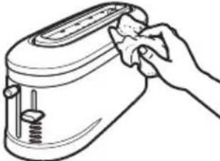 KITCHENAID KMT3115DG - CLEANING THE TOASTER - 1