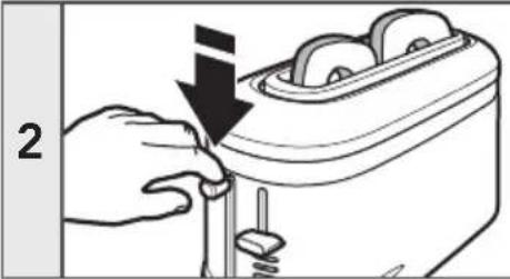 KITCHENAID KMT3115BM - USO DEL TOSTADOR - 1