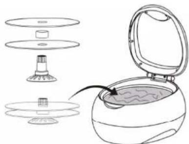 CASO UltraSonicClean 1510 - Soporte de CD - 1