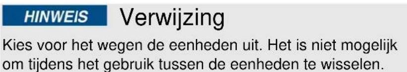 CASO Body Fit 3410 - Keuze van gewichts- en lenghte-eenheden - 2