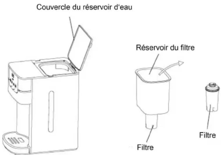 CASO HD1000 - Retirer l'eau du support - 2