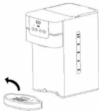CASO HD1000 - Retirer l'eau du support - 1