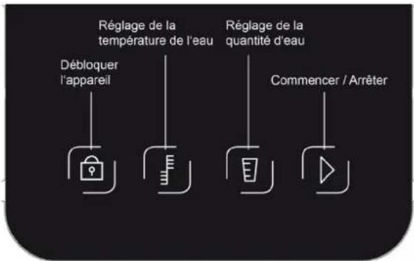 CASO HD1000 - Panneau de commande - 1