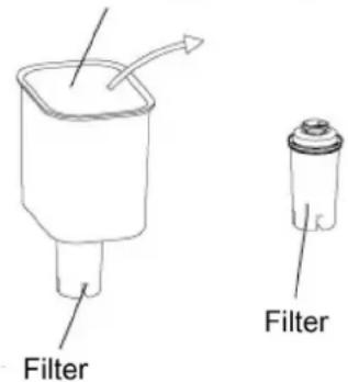 CASO HD1000 - Vervangen van het filter - 2