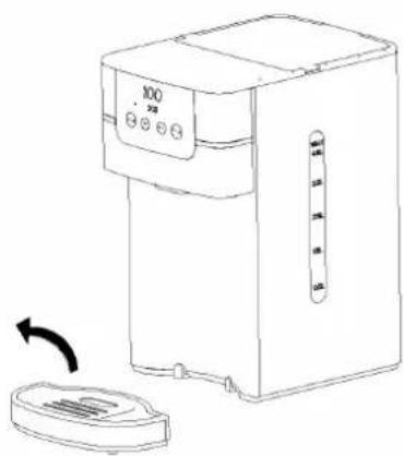 CASO HD1000 - Replacing the filter - 1