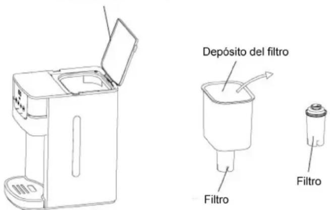 CASO HD1000 - Cambiar el filtro - 1