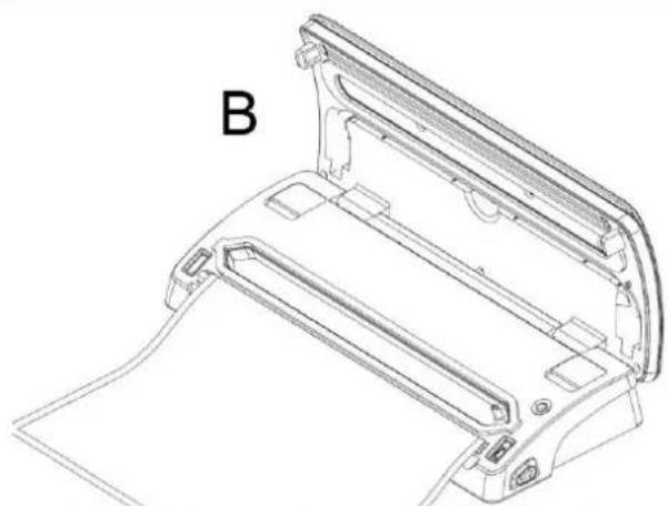 CASO VC9 - Vakuum-Verpacken in einem von der Rolle stammenden Beutel - 2