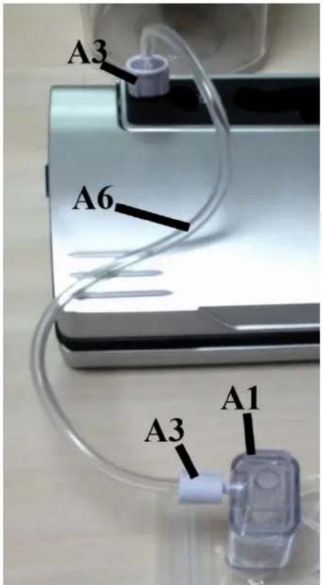 CASO VC320 Pro - Uso: envase al vació de una bolsa con cierre - 2