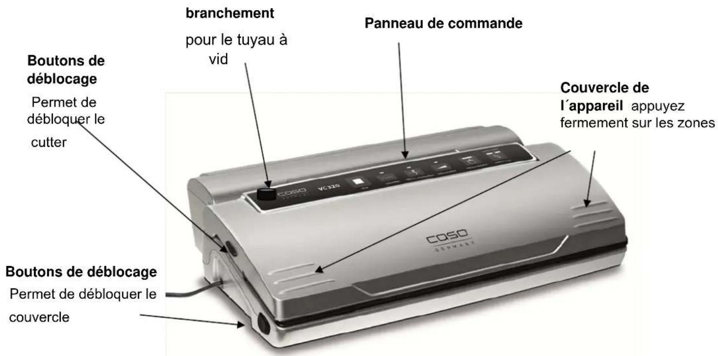 CASO VC320 Pro - Vue d'ensemble - 1