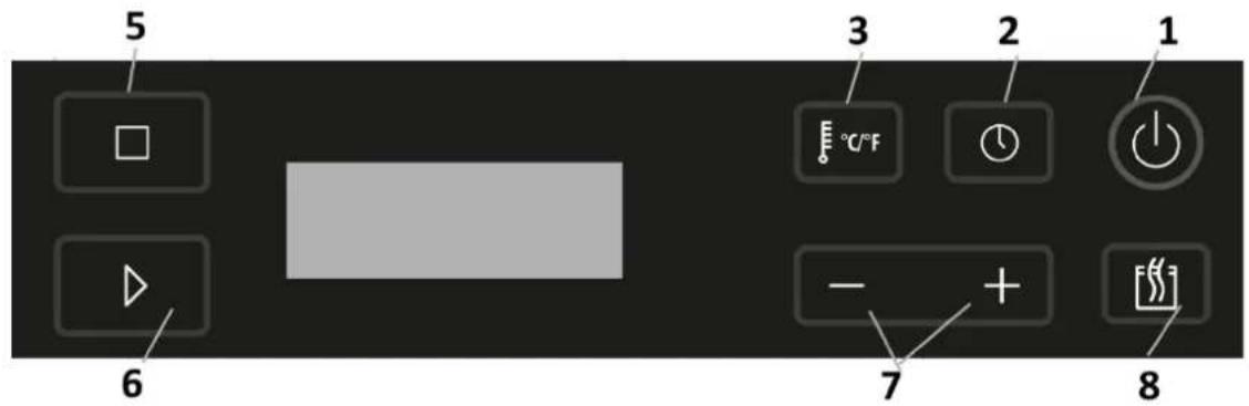 CASO SousVide Center SV1000 - Control Panel - 1