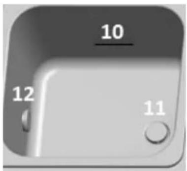 CASO SousVide Center SV1000 - Appliance diagram - 1