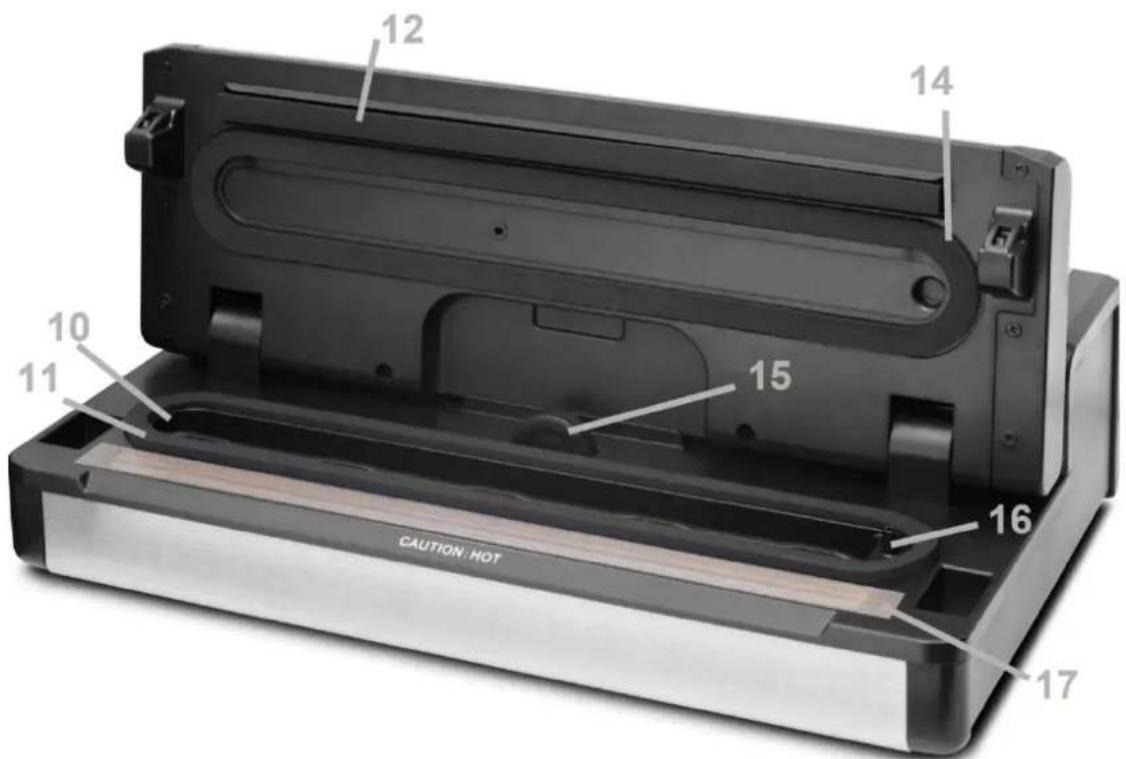 CASO FastVac 1200 - Appliance diagram - 2