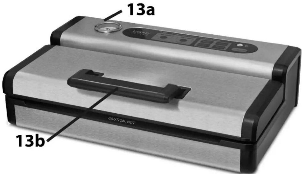 CASO FastVac 1200 - Appliance diagram - 1