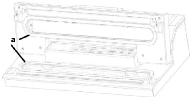 CASO FastVac 4004 - Exchange upper/ lower gasket - 1