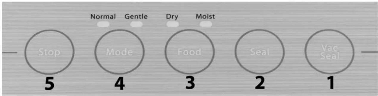 CASO TouchVAC - Control Panel - 1