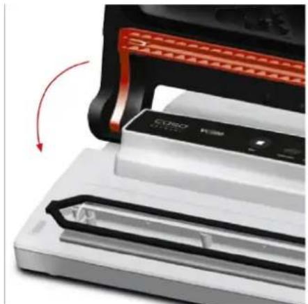 CASO VC300 Pro - Cutting a new bag - 2