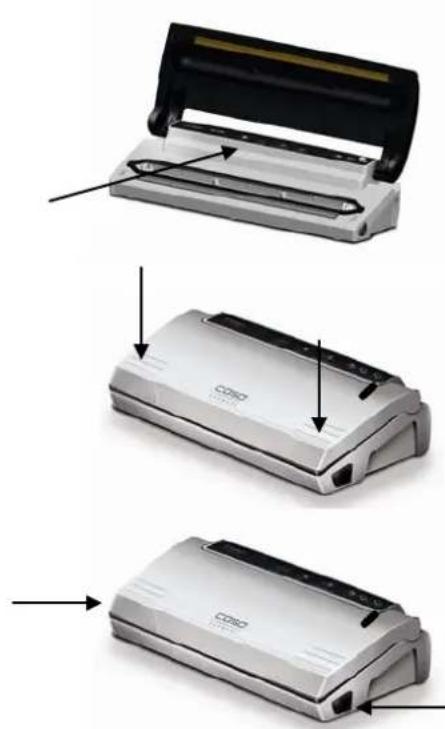 CASO VC220 - Operating Instructions - 1